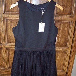 NWT Jessica Simpson Classic Dress Knee - Length  Sleeveless Black  Size 10